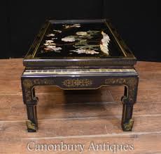 antique chinese coffee table black