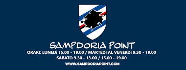 I motivi ricorrenti sul logo della squadra di calcio italiana sampdoria erano storicamente una croce rossa su uno sfondo bianco, così come la combinazione di strisce bianche, blu, rosse e nere, mentre l'attuale emblema presenta un marinaio. Sampdoria Point About Facebook