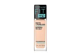 maybelline fit me matte poreless foundation with clay
