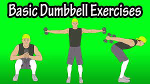 easy dumbbell workout exercises