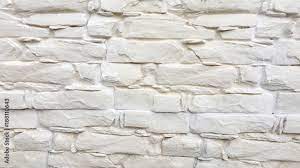 White Painted Stone Wall Texture As