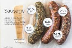 How much sausage is in a link?