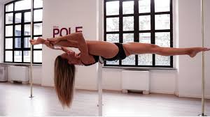 training to get better at pole dancing