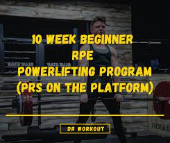 beginner rpe powerlifting program