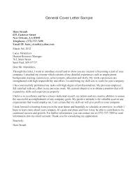 Example Of A Simple Cover Letter Simple Cover Letter Samples Basic