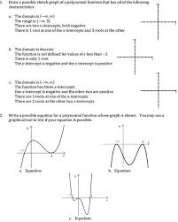 solved draw possible sketch graph of a