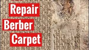 how to repair berber carpet you