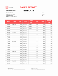 40 Weekly Sales Reports Templates Markmeckler Template Design