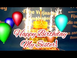 happy birthday song for my sister