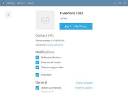 How to download telegram for pc windows 10, 8.1, 8, 7, xp os computer. Telegram Desktop 2 7 1 Free Download Freewarefiles Com Internet Category