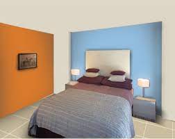 Blue Two Wall Colour Combination For