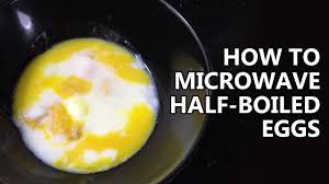 Three minutes later you scoop the egg out of the water with a slotted spoon. How To Microwave Half Boiled Eggs Youtube