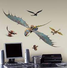 Astrid And Stormfly Wall Decals