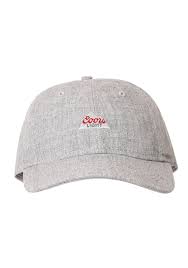 Coors Light Logo Heather Grey Dad Hat