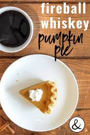 fireball whiskey pumpkin pie recipe
