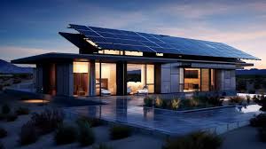 Minimalist Home With Solar Panels