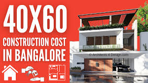 60 house construction cost in bangalore