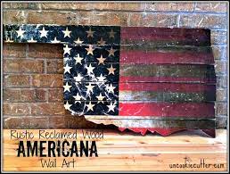 Rustic Americana Diy Wall Art