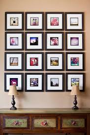 Square Frame Collage Photo Wall Display