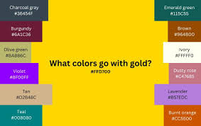 gold complementary colors