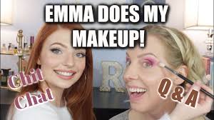 emma does my makeup we laugh and talk