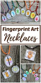 Fingerprint Art Necklace Jewelry
