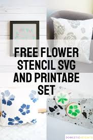 Free Printable Flower Stencil Designs