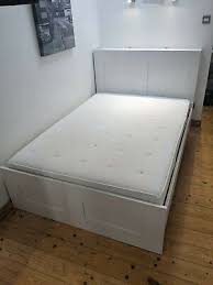 ikea brimnes double bed with storage