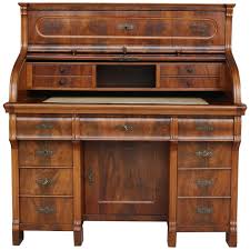 Adding a roll top secretary desk will give your study that vintage look that really completes it. 19th Century German Biedermeier Roll Top Desk At 1stdibs