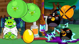 Angry Birds - CHEMICAL WEAPON BALLOON PIGGIES SHORT FUSE! - YouTube