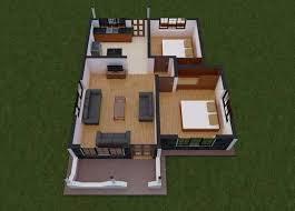 Two Bedroom House Plan In Capital