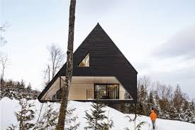 Dramatic A Frame Cabin On A Steep Slope