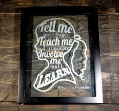 Etched Glass Frame With Word Art