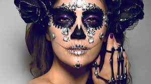 diamond sugar skull makeup tutorial