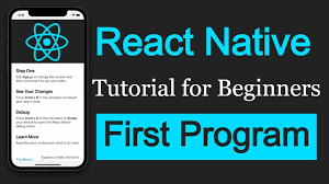 react native tutorial 3 first program
