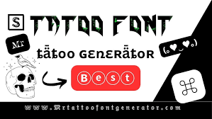 tattoo font generator premium tattoo