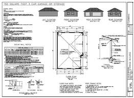 Plans For 3 Car Garage And Or Storage