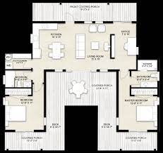 U Shaped House Plans Designed By The