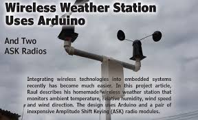 wireless weather station uses arduino
