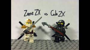 Lego Ninjago: Zane ZX vs Cole ZX - YouTube
