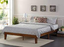 zinus 12 inch solid wood platform bed