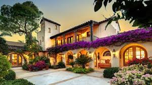 Drinking my morning coffee surrounded by a bunch of hanging. Hacienda Style Homes Mexican Exterior Living Room Courtyard Interior Youtube