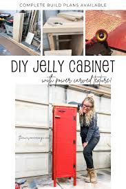 diy jelly cabinet a gift for my mom