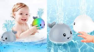 water spraying whale bath toy review