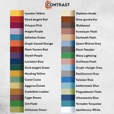 New Citadel Color Contrast Paints Lineup Pricing