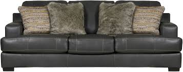 Jackson Furniture Marco Sofa Gunmetal Leather