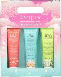 Amazon.com: Pacifica Beauty Face Wash Trial Set, Travel Size Toiletries,  Sea Foam, Glow Baby, Kale Detox Cleanser, Holiday Gift Set, Skincare  Stocking Stuffer, Coconut and Vitamin C, Vegan, 3 Count : Beauty