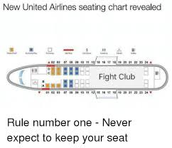 New United Airlines Seating Chart Revealed A 02 03 07 08 09