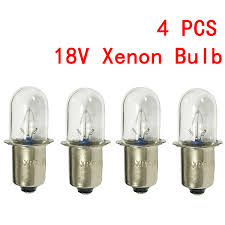 For Ryobi 18 Volt Flashlight Replacement Xenon Bulb 18v P700 P703 Fl1800 4 Pack