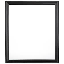matte black wood open frame 20 x 24